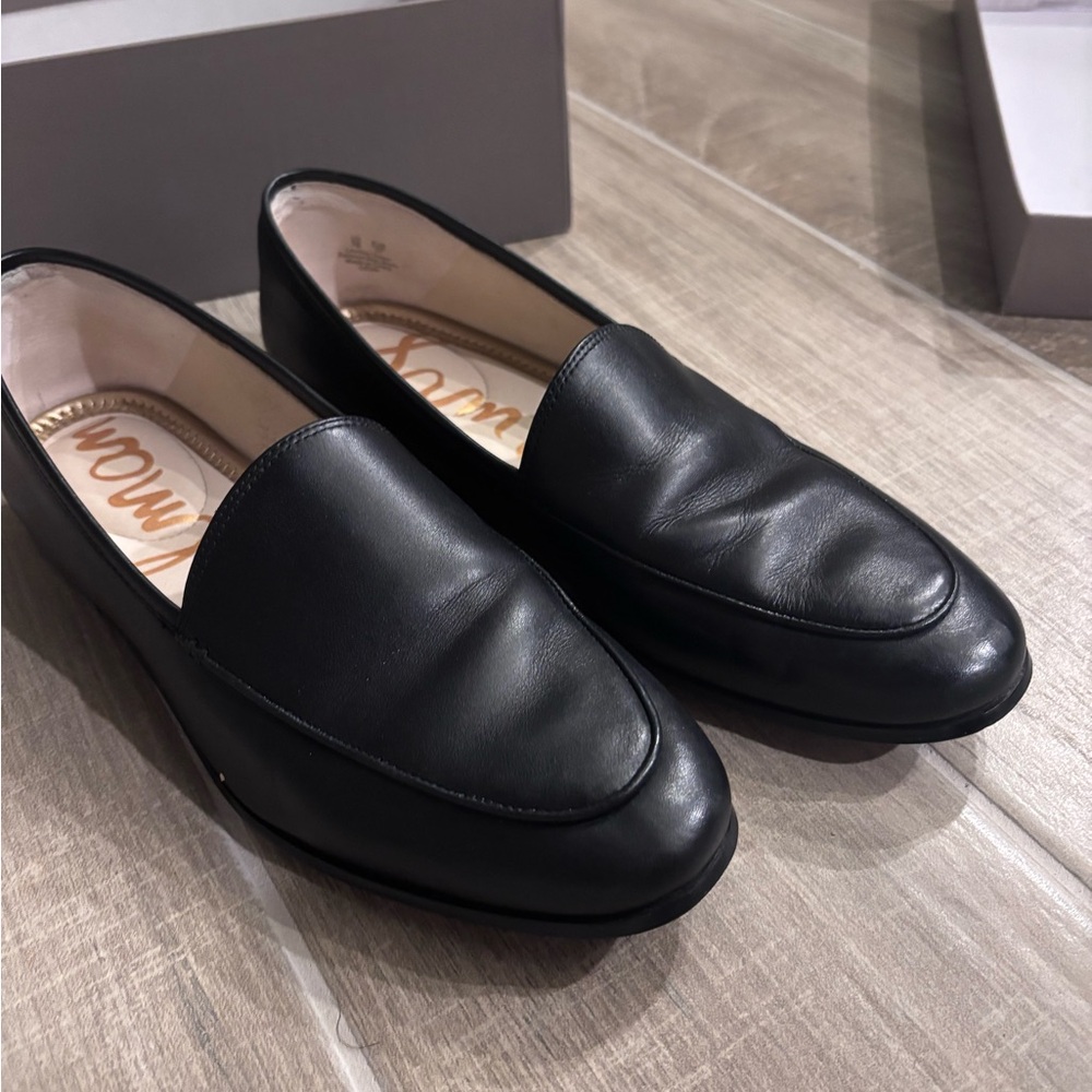 Sam Edelman Black Leather Women's Loafers